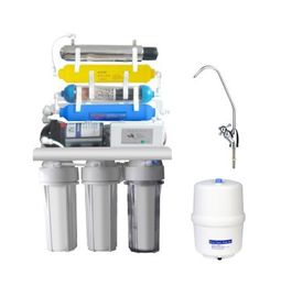 Tension du système 220v de filtration de l'eau d'osmose d'inversion d'étape du plastique 7 qui respecte l'environnement