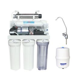 Les étapes 75GPD 4 rendent le système compact de filtration de l'eau d'osmose d'inversion